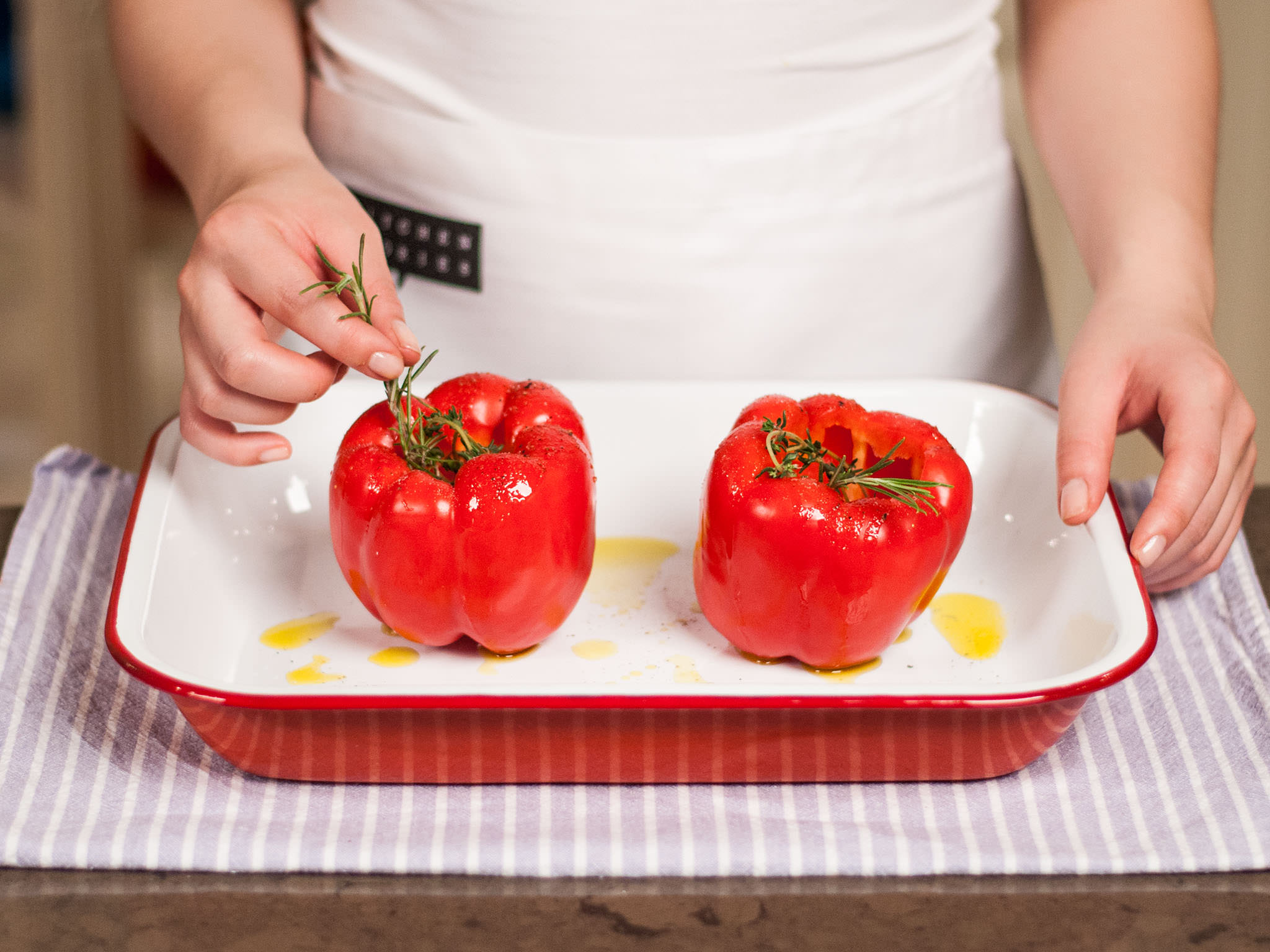 Grilled vegetable platter