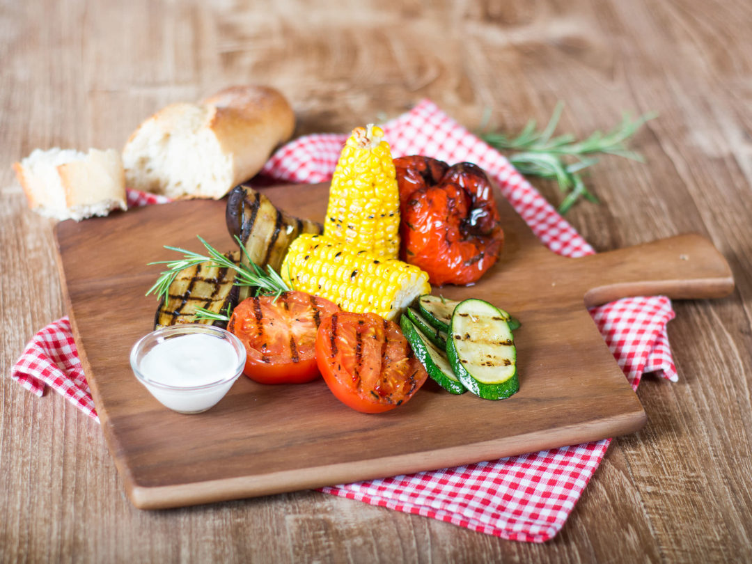 Grilled vegetable platter