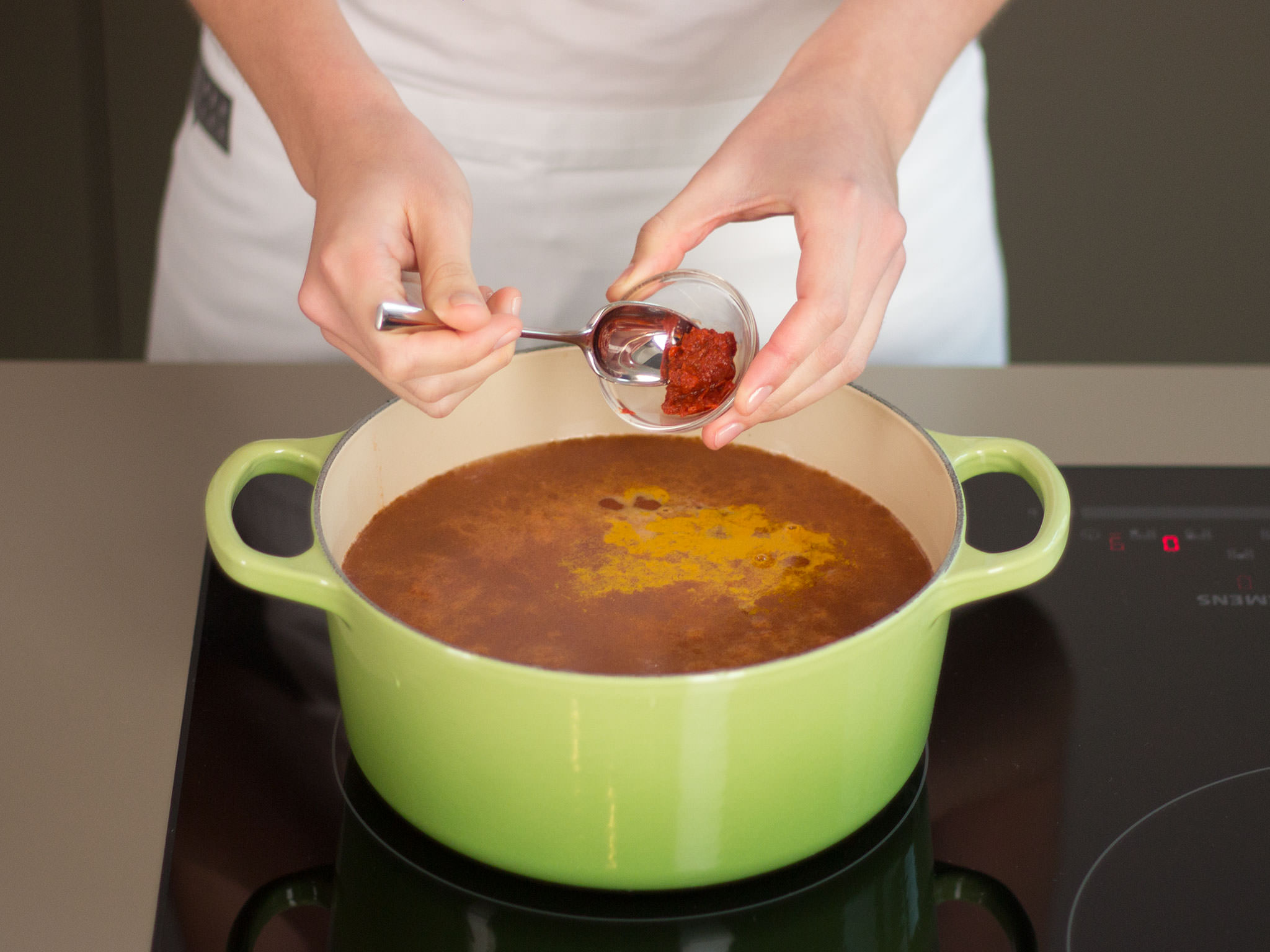 Hot chickpea soup