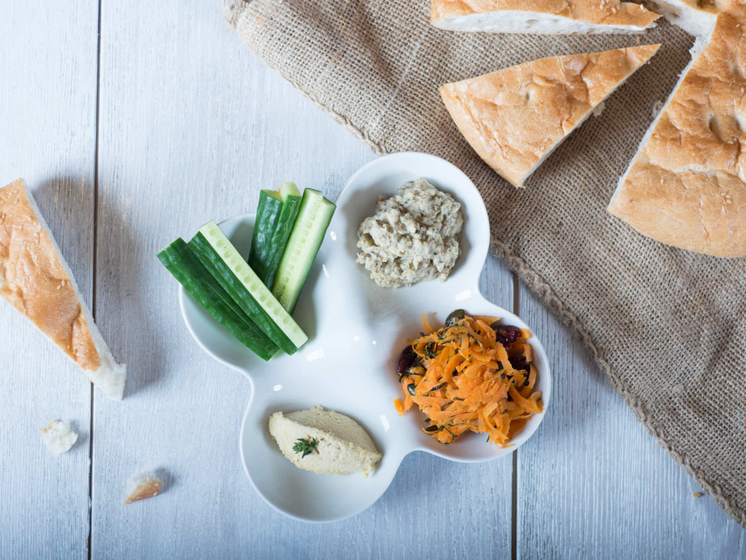 Mediterranean mezze platter