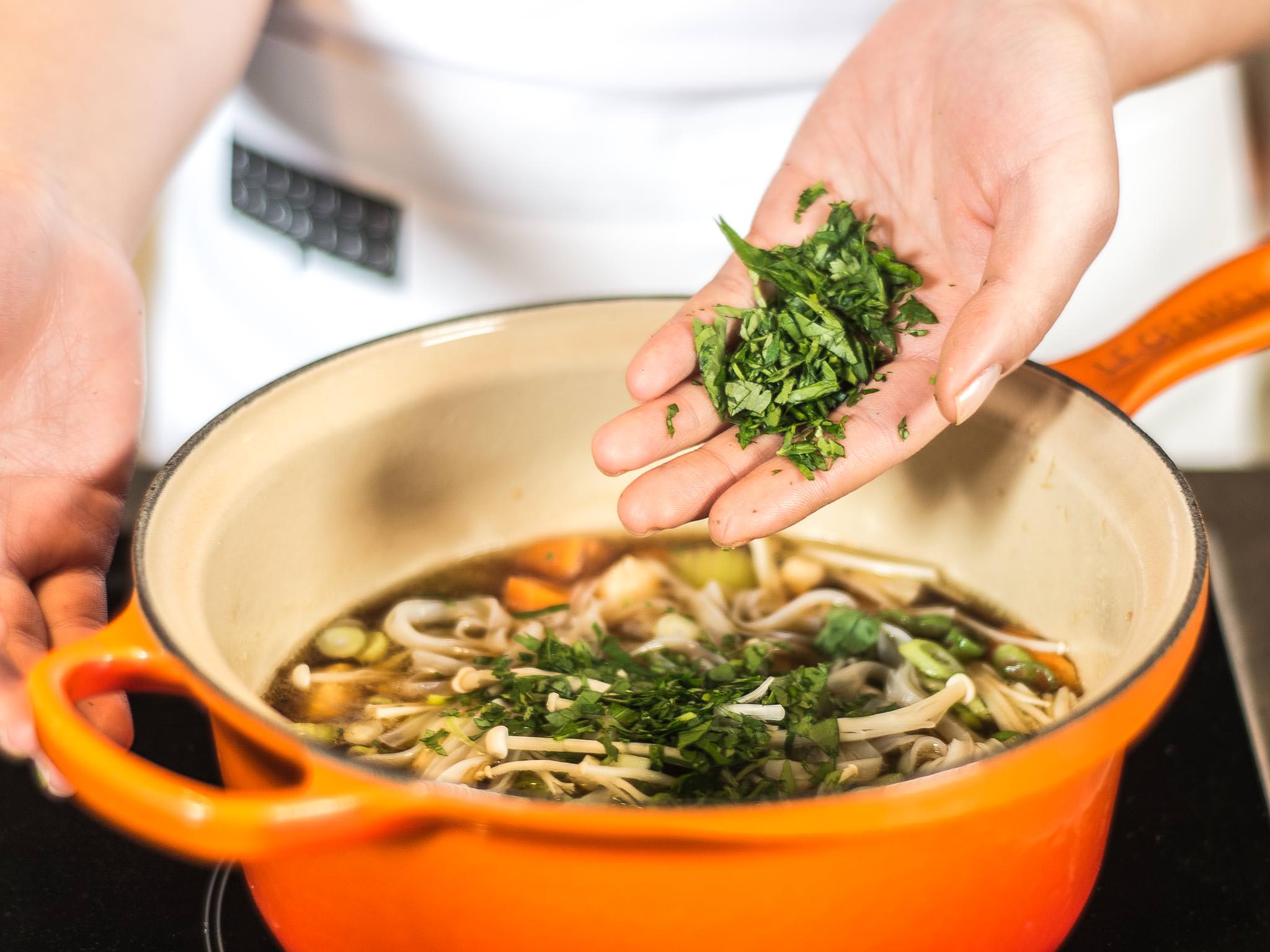 Thai chicken noodle soup