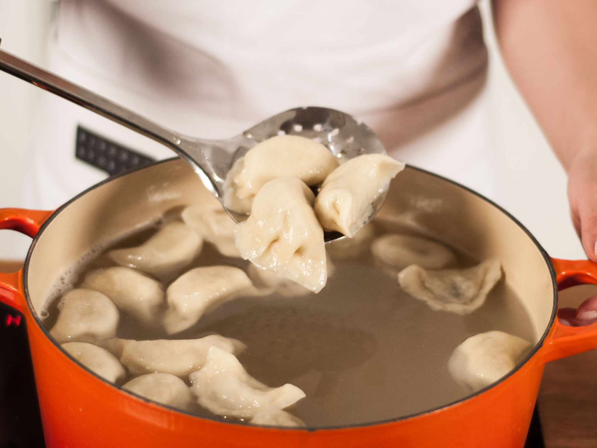 Three savory dumplings