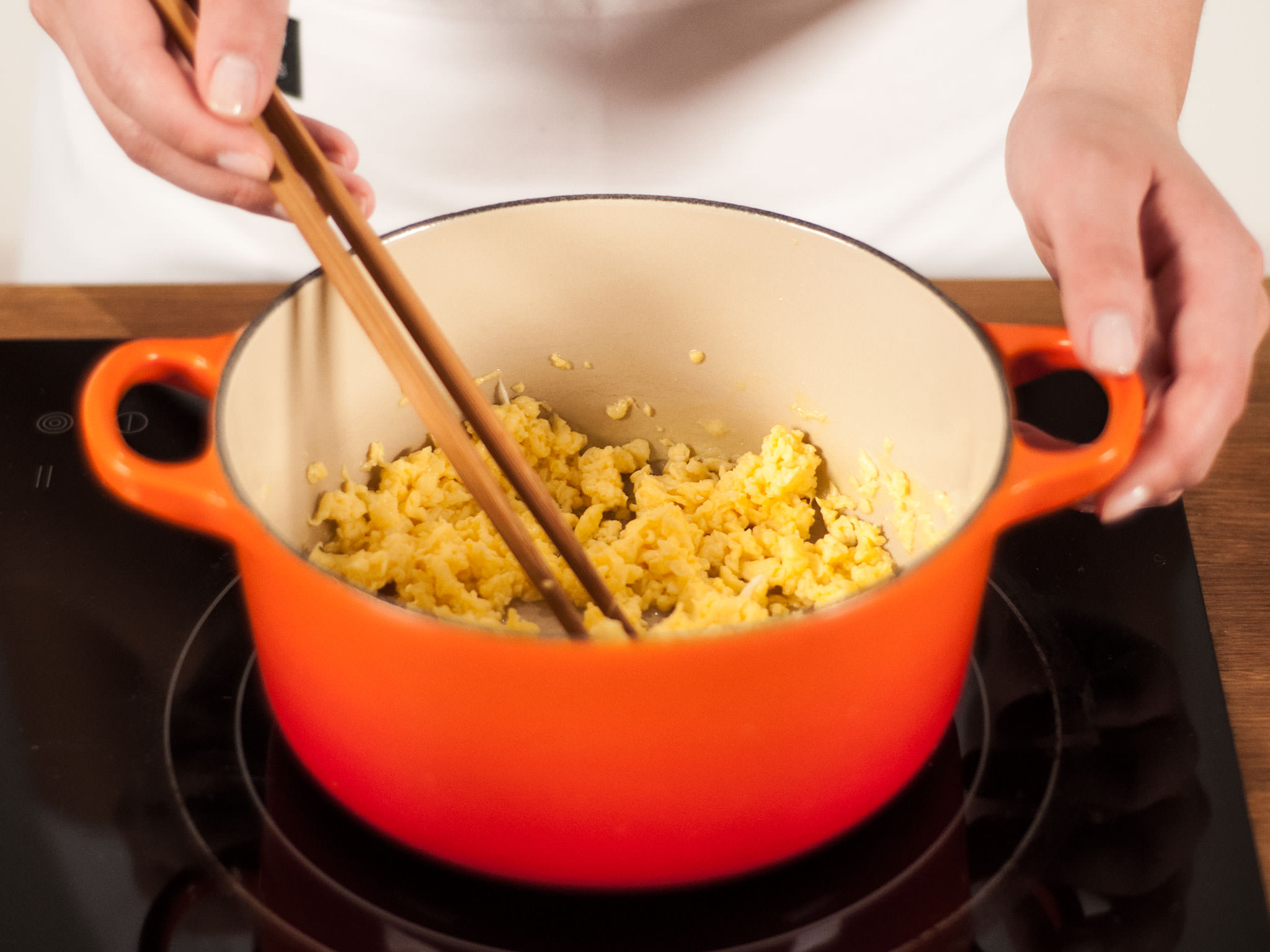 Three savory dumplings