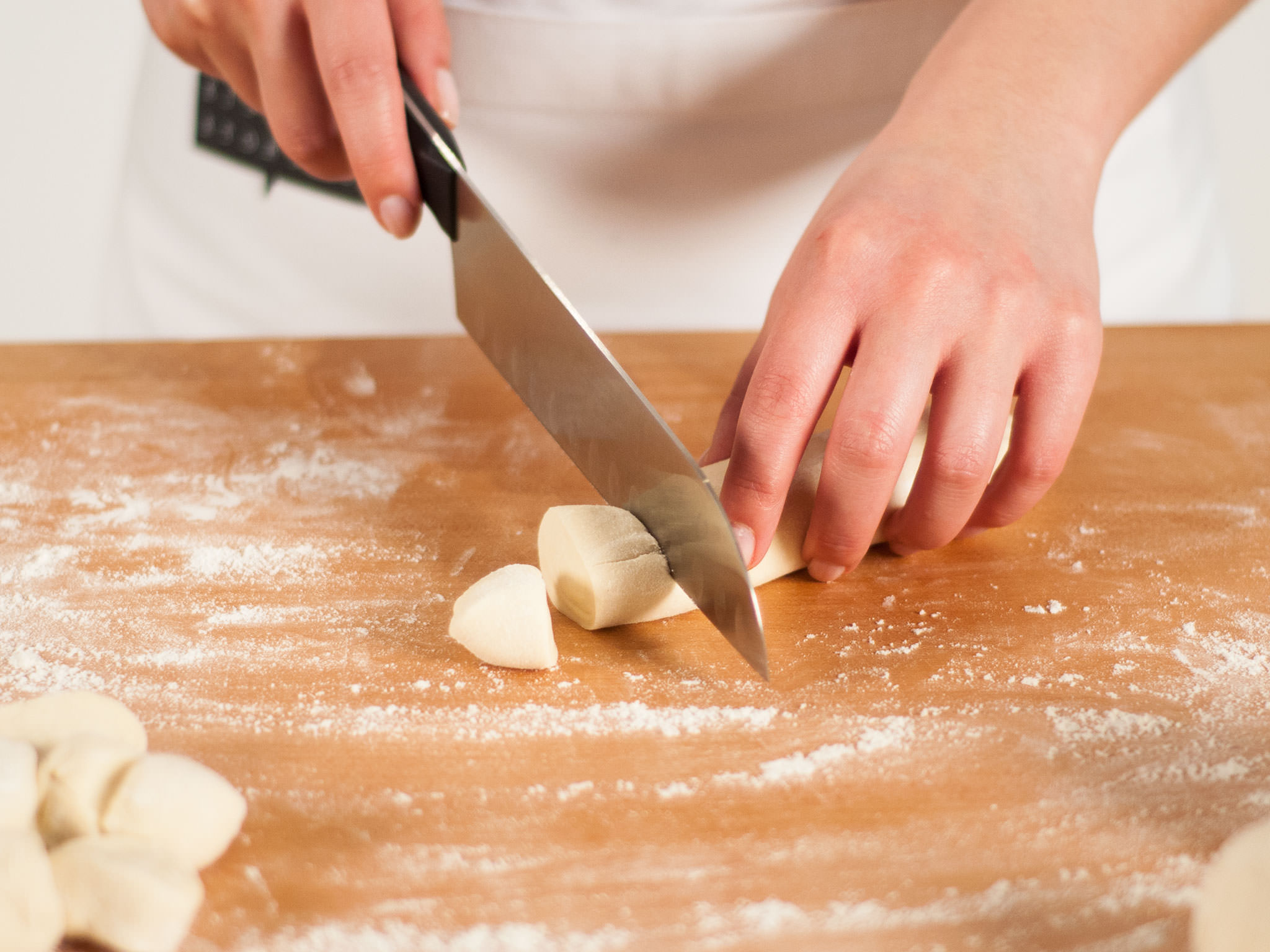 Three savory dumplings