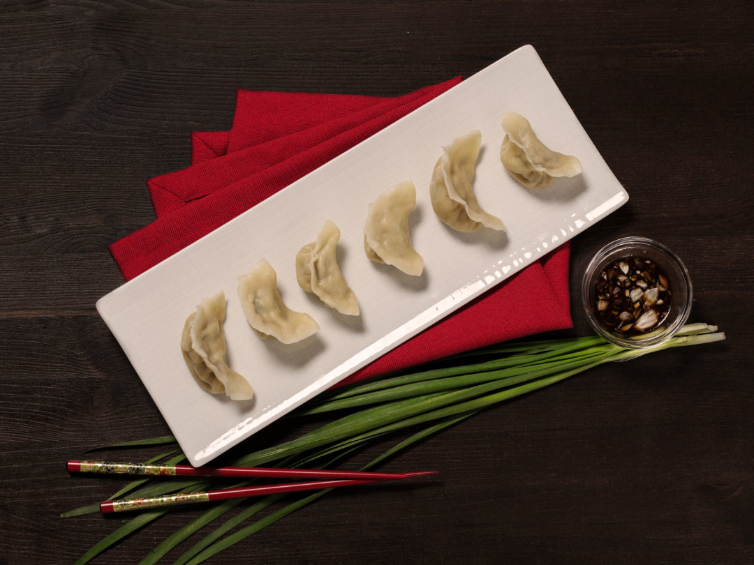 Three savory dumplings