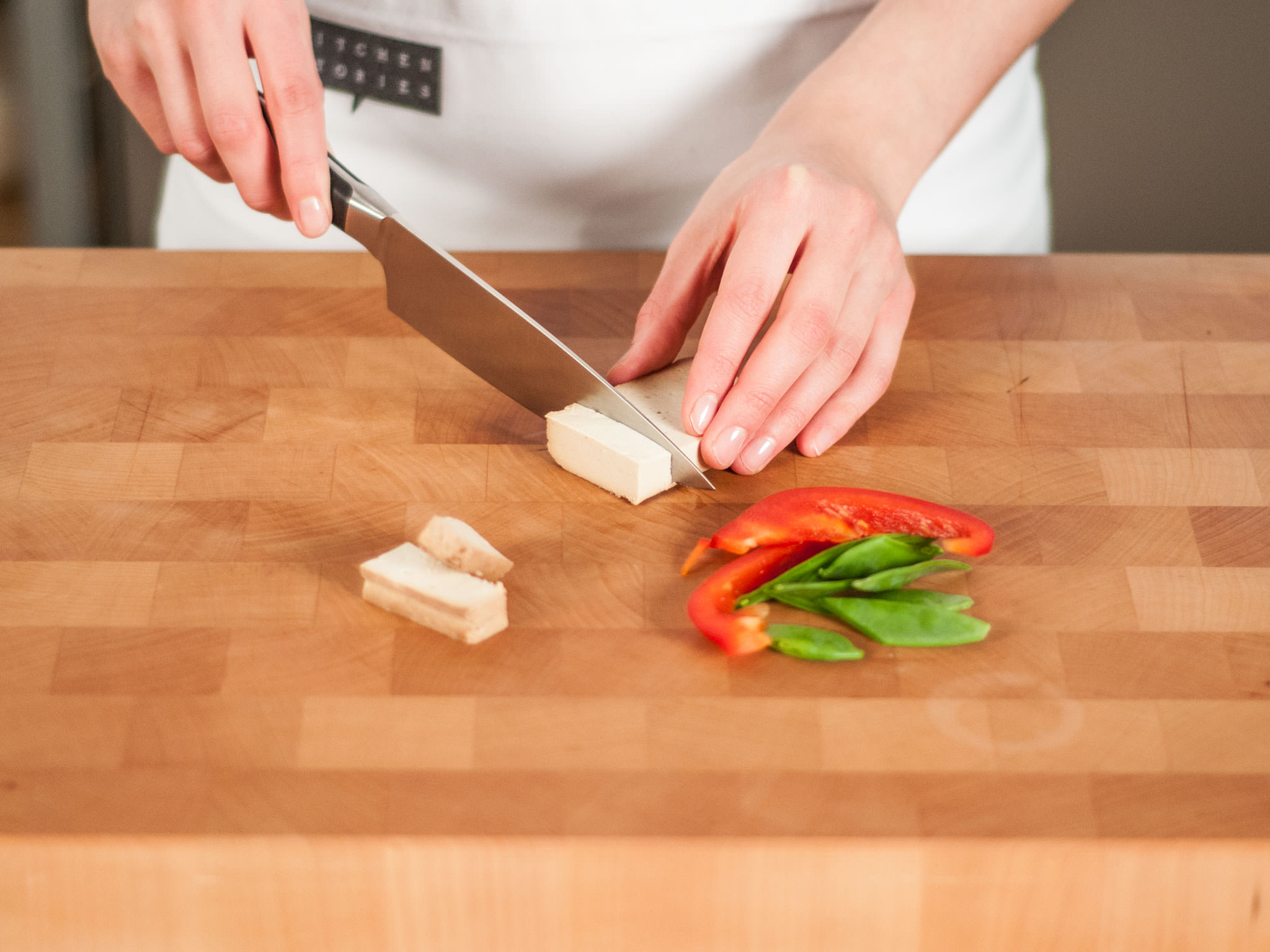 Tofu stir fry with rice