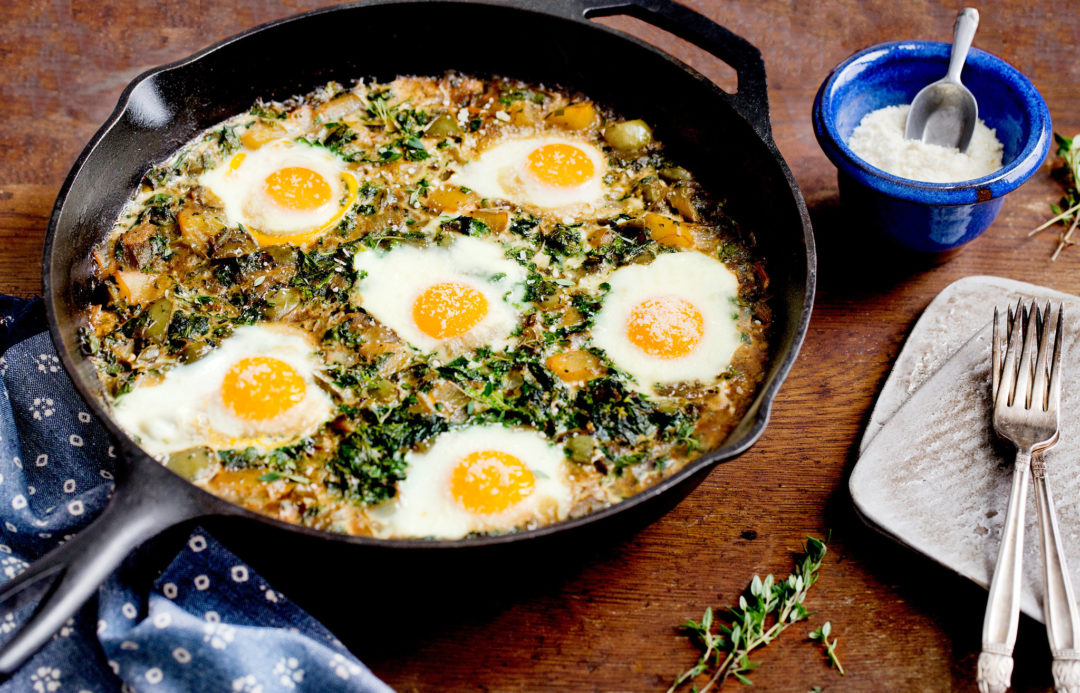 Broccoli Rabe, Shakshuka Style