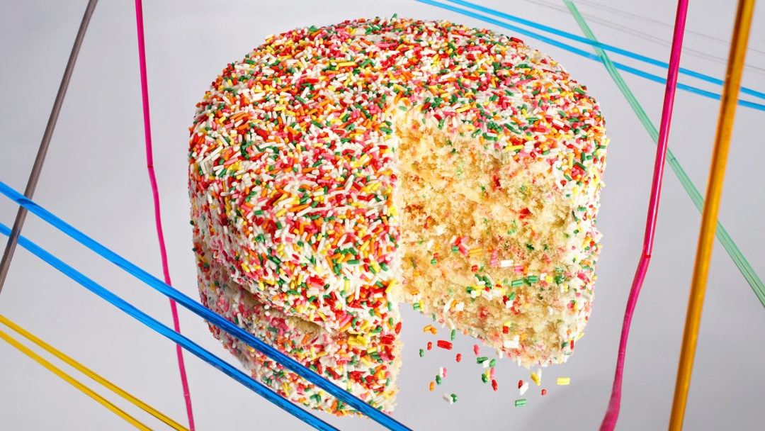 Rainbow Sprinkle Cake