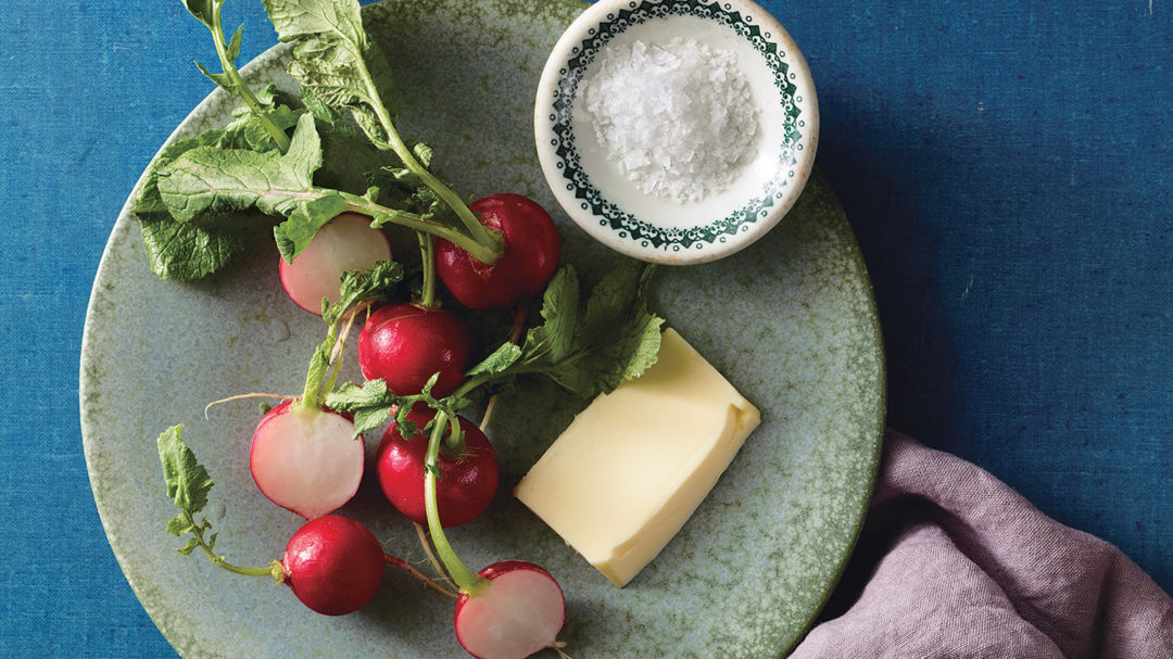 Radishes With Sweet Butter and Kosher Salt