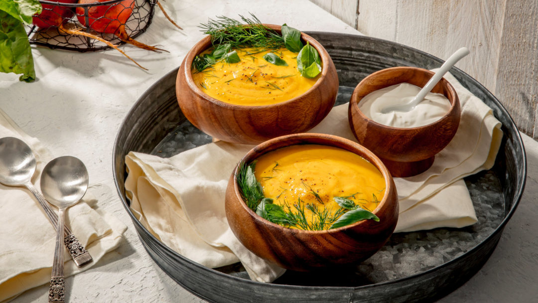 Chilled Golden Beet and Buttermilk Soup