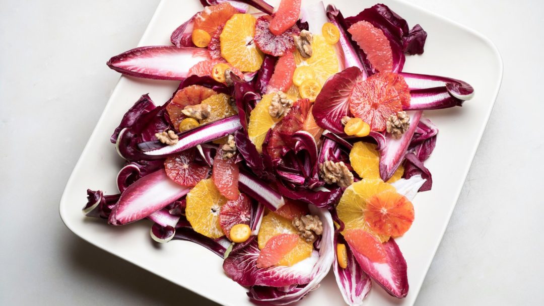 Winter Citrus and Red Chicories Salad