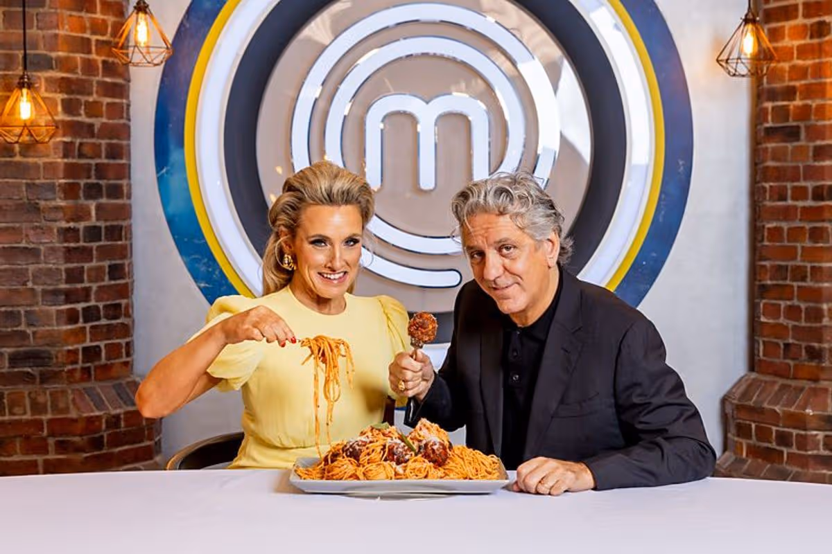 Giorgio Locatelli and Grace Dent