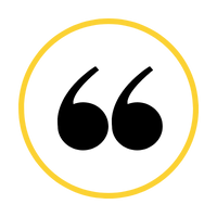 A yellow circle on a black background.