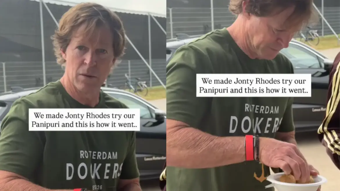 Is Pani Puri Too Spicy For Jonty Rhodes? South African Cricketer Has The Perfect Desi Reply Is Pani Puri Too Spicy For Jonty Rhodes? South African Cricketer Has The Perfect Desi Reply
