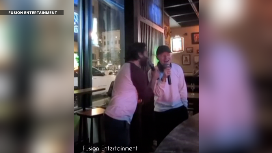 Fusion Entertainment employees recorded video of Ed Sheeran singing karaoke