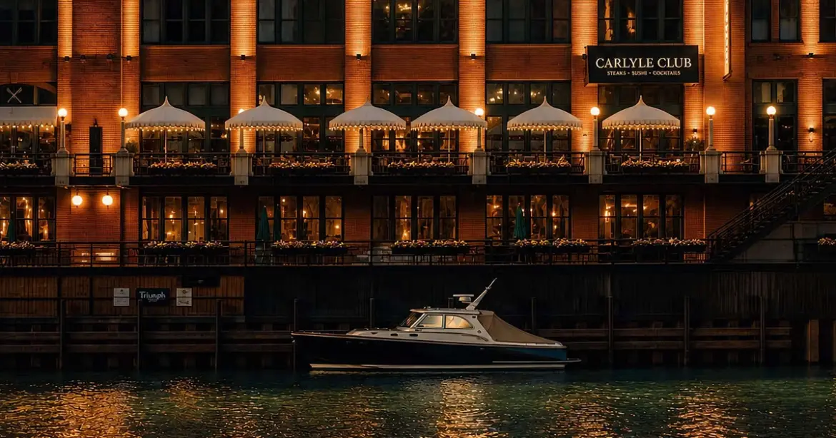Carlyle Club: Chicago Riverfront Dining with Sushi & Wine