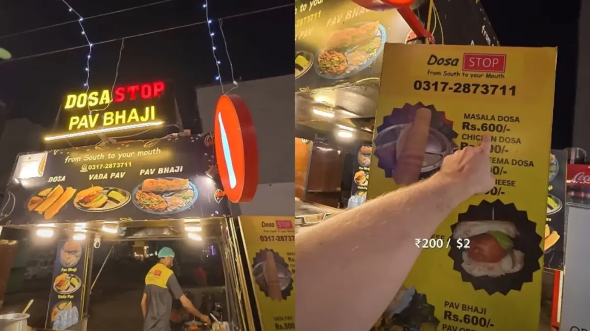Video: New Zealand Food Vlogger Finds Dosa And Vada Pav At A Restaurant In Pakistan Video: New Zealand Food Vlogger Finds Dosa And Vada Pav At A Restaurant In Pakistan
