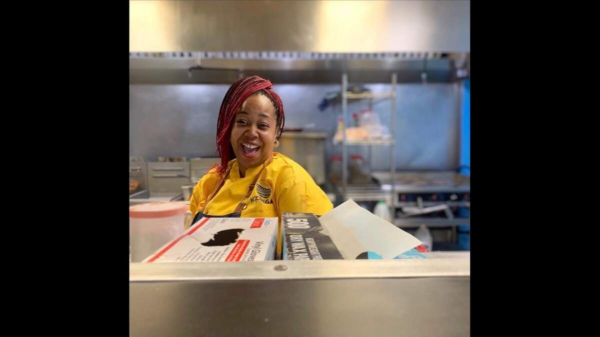 Zuri Hester, also known as Chef Zinga, said her fondest memories are of her customers who came in every day. Zuri Hester, also known as Chef Zinga, said her fondest memories are of her customers who came in every day.