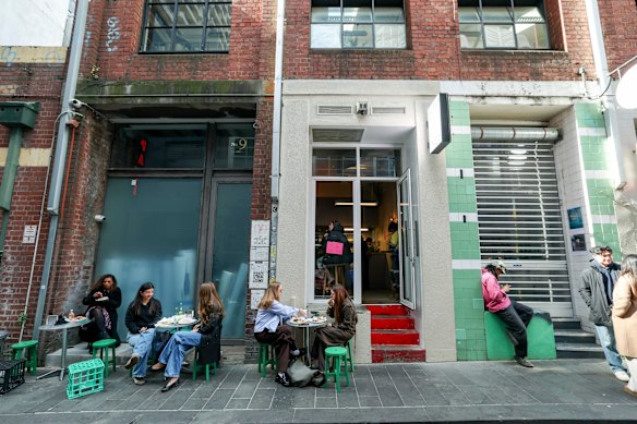 Tiny taqueria Super Taco on Crossley Street.