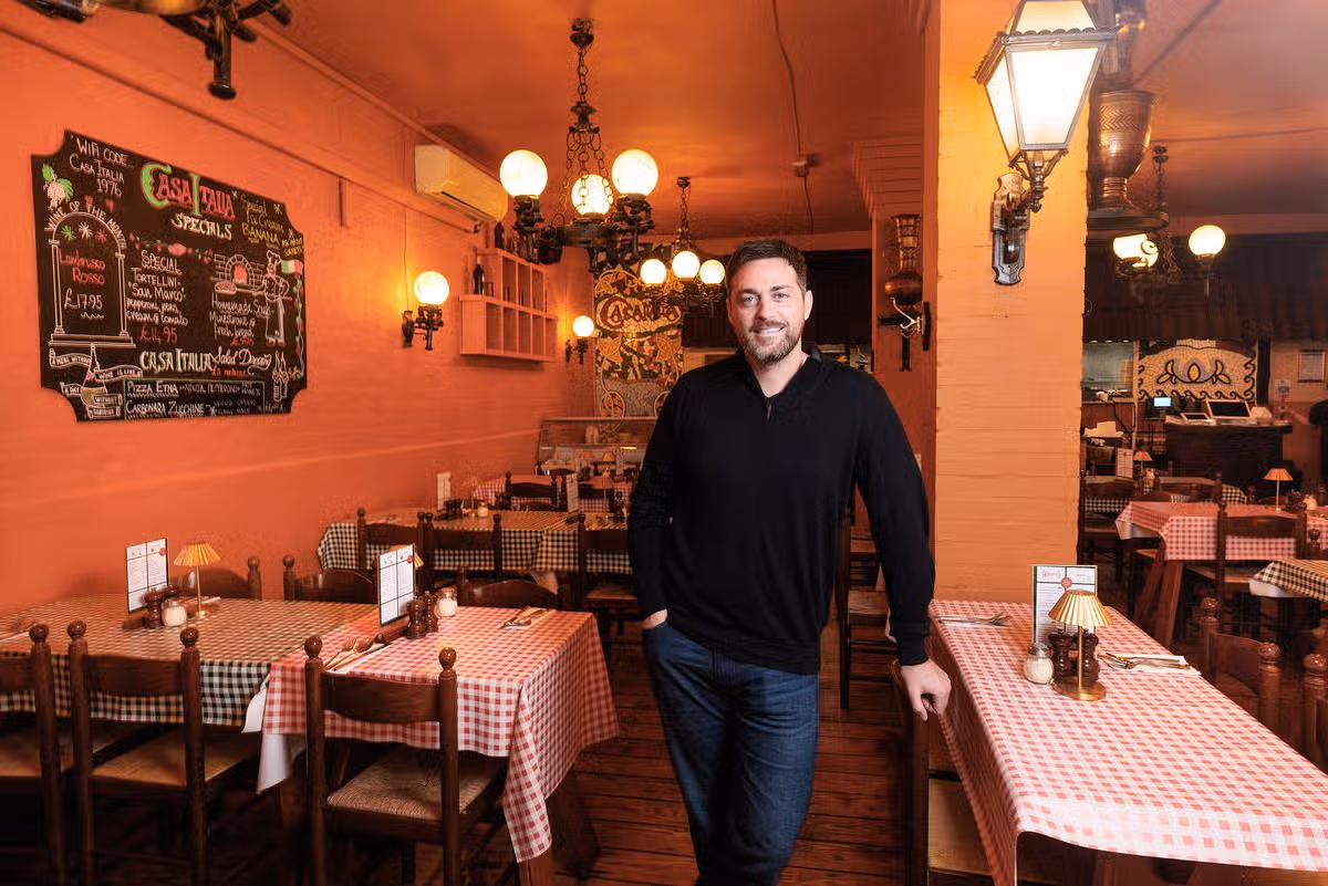 Arran Campolucci-Bordi, owner of Casa Italia