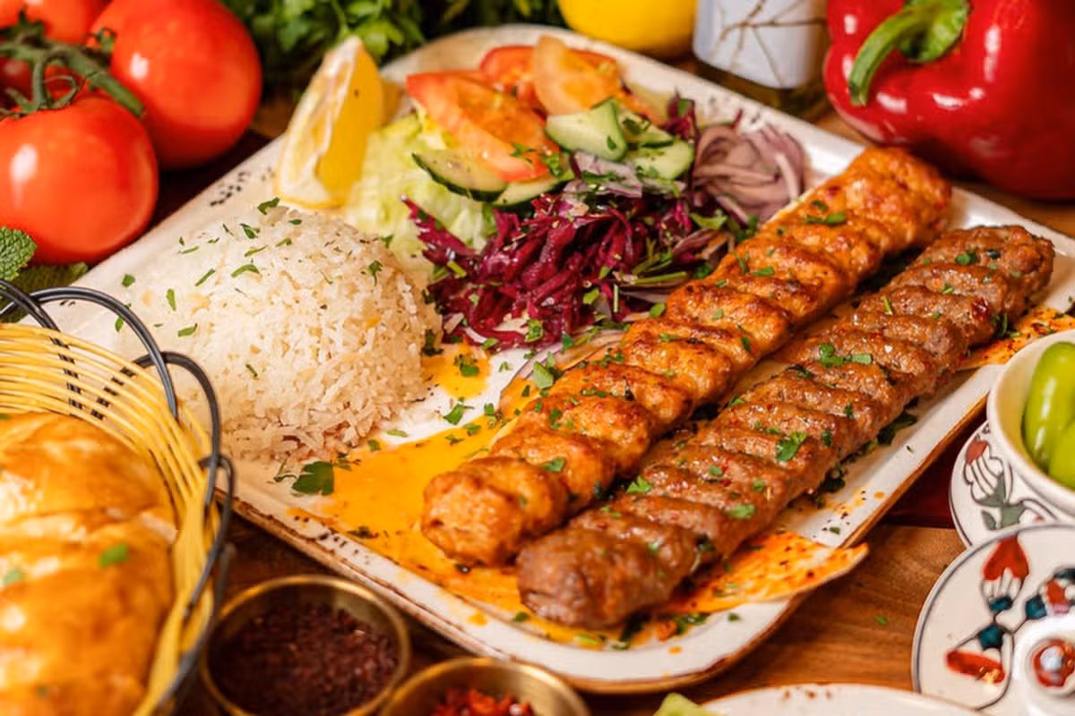 Kebabs at Marmaris Turkish Restaurant in Alfreton Road, Radford 