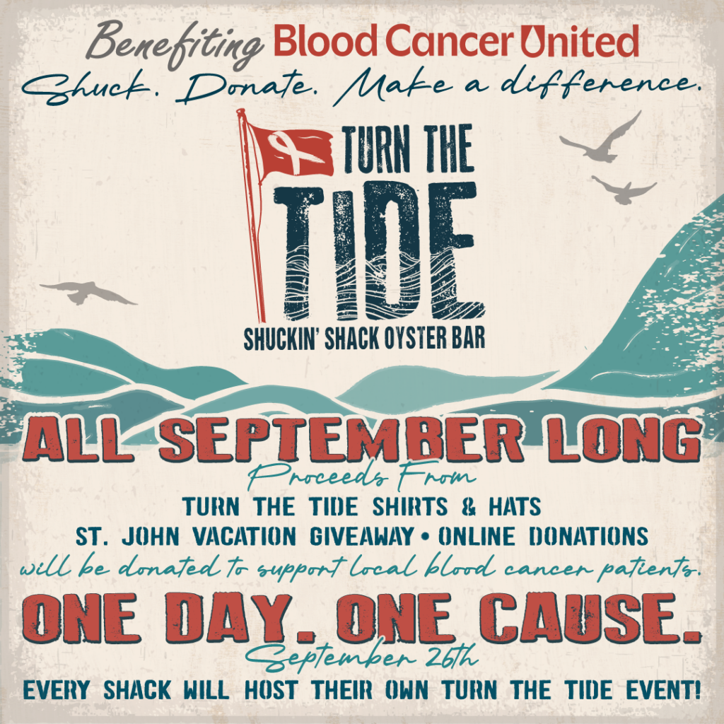 Shuckin' Shack Oyster Bar announces cancer benefit events for this weekend