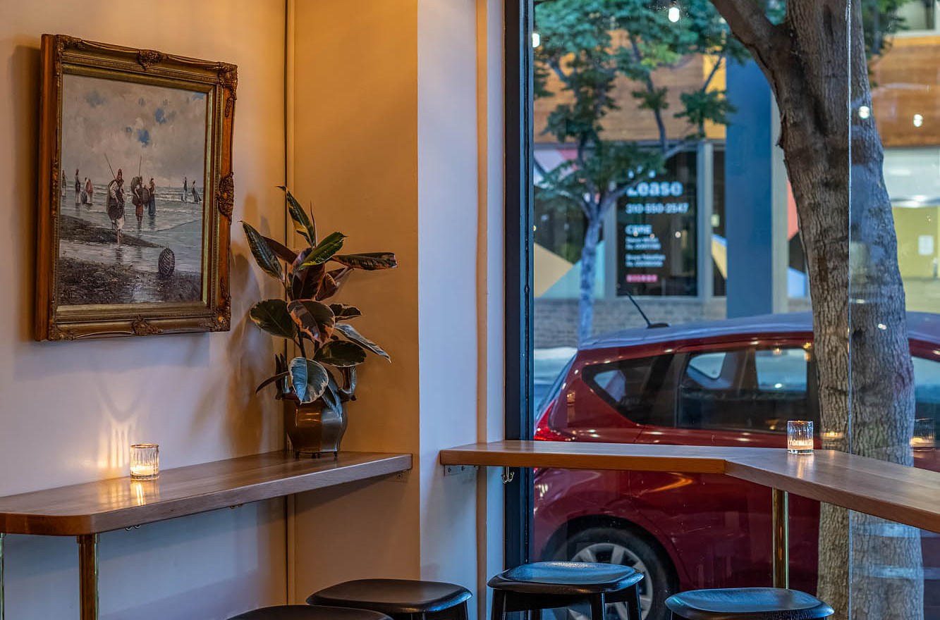 Window seating inside Xuntos.