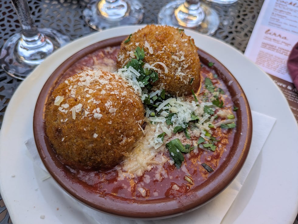 Farfalla's arancini al ragu is a real treat at $5.