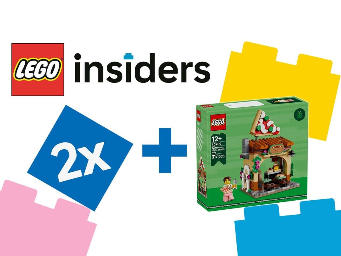 Double LEGO Insiders Points and Pizzeria GWP Start Tomorrow Double LEGO Insiders Points and Pizzeria GWP Start Tomorrow