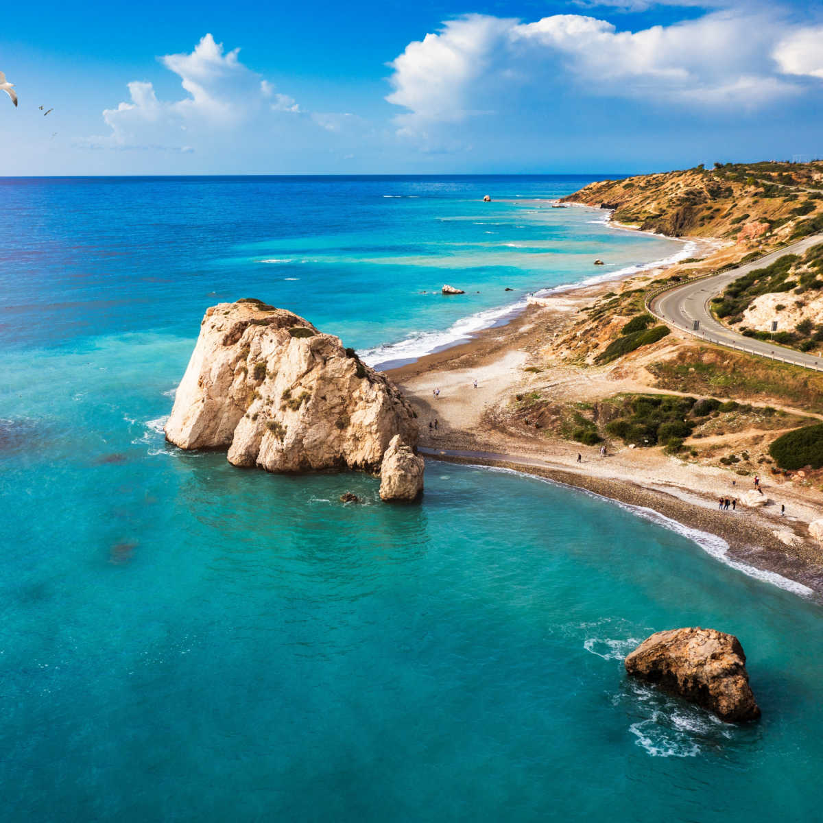 Petra tou Romiou (Aphrodite's Rock), Paphos, Cyprus