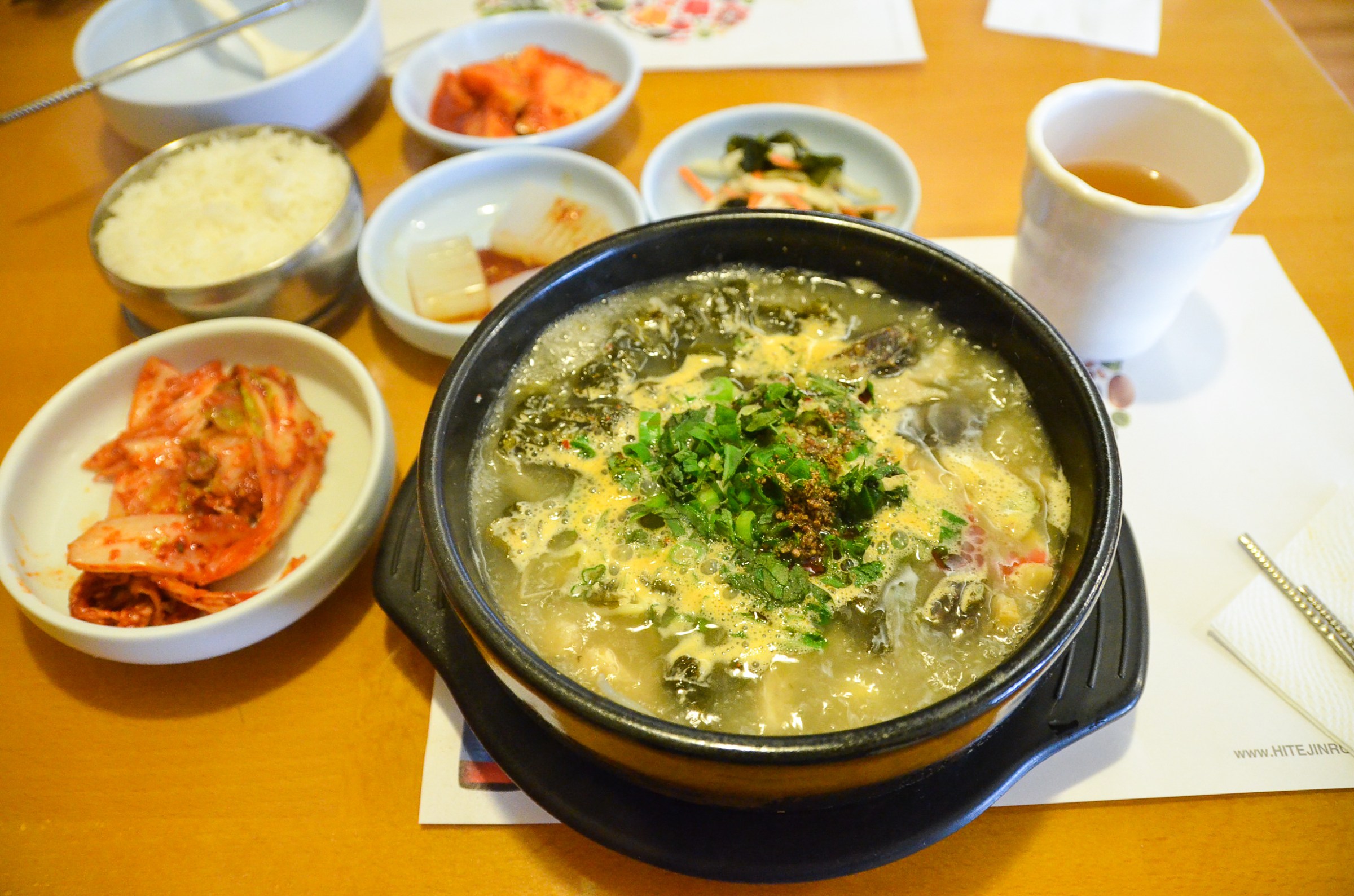 Soondae haejangguk at Seoul Restaurant