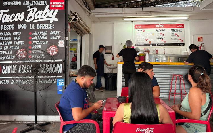 photo of taqueria interior