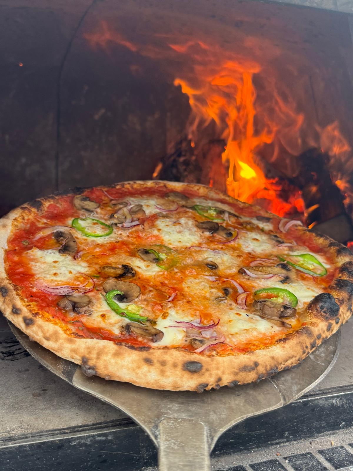 Pizza Girls in Mount Kisco wood-fired oven