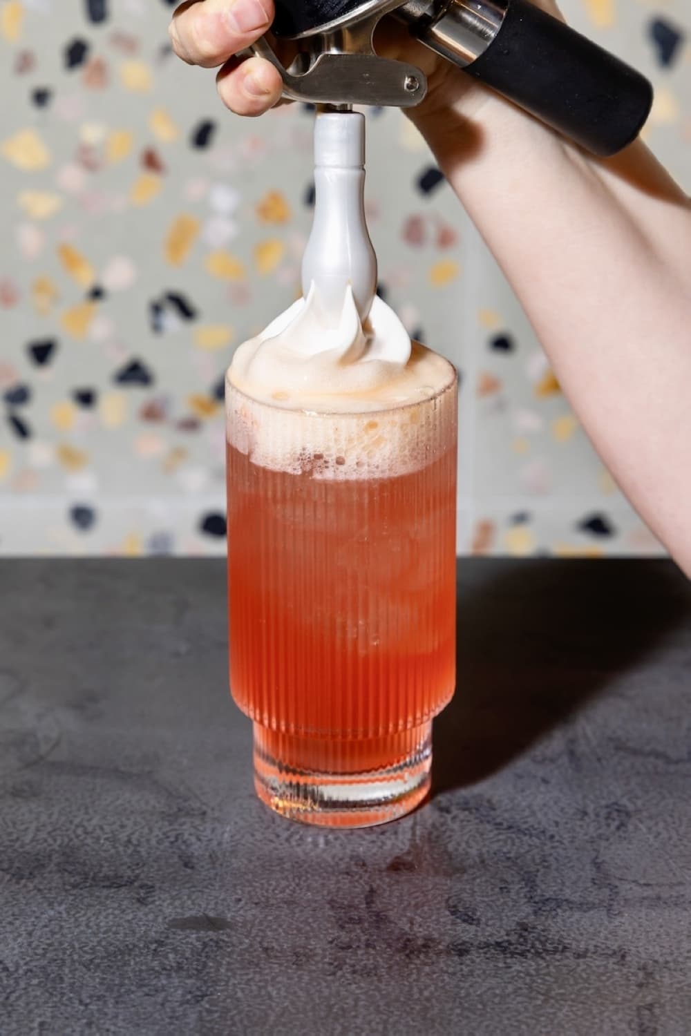 Paloma with miso foam