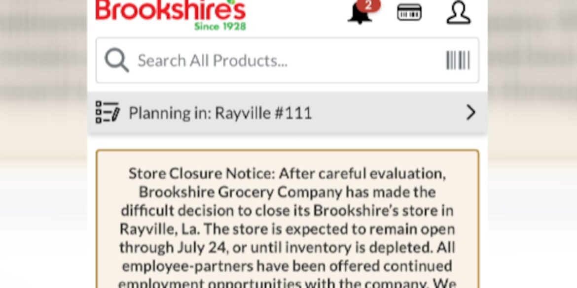Brookshire Grocery Company closing three stores in Northeast Louisiana Brookshire Grocery Company closing three stores in Northeast Louisiana