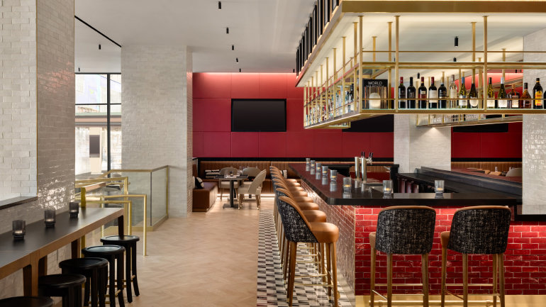 Crowne Plaza by IHG Debuts New Flagship Property in the Heart of New York City Fifty-First Street Social at Crowne Plaza Manhattan Times Square by IHG is a new American bar/restaurant with vibrant atmosphere and New York flair, located off the main lobby with direct street access.