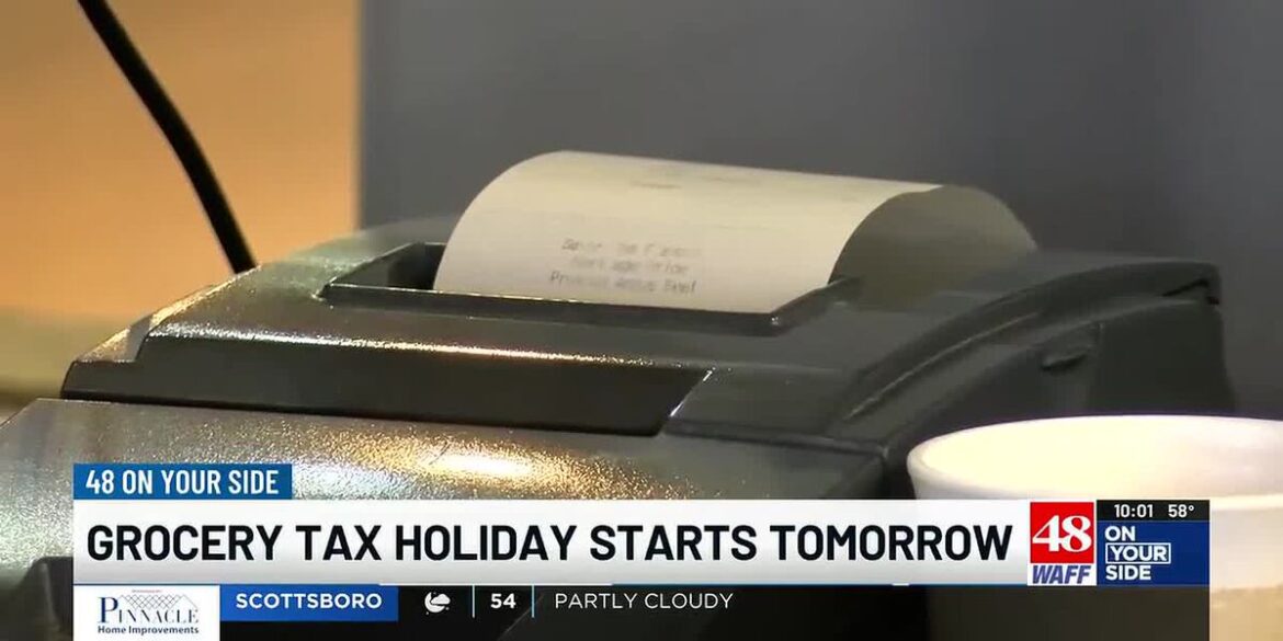 Alabama grocery tax holiday starts May 1 Alabama grocery tax holiday starts May 1