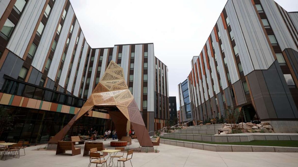 University of Utah welcoming students to new $155M, 1,447-bed residence hall this semester University of Utah welcoming students to new $155M, 1,447-bed residence hall this semester