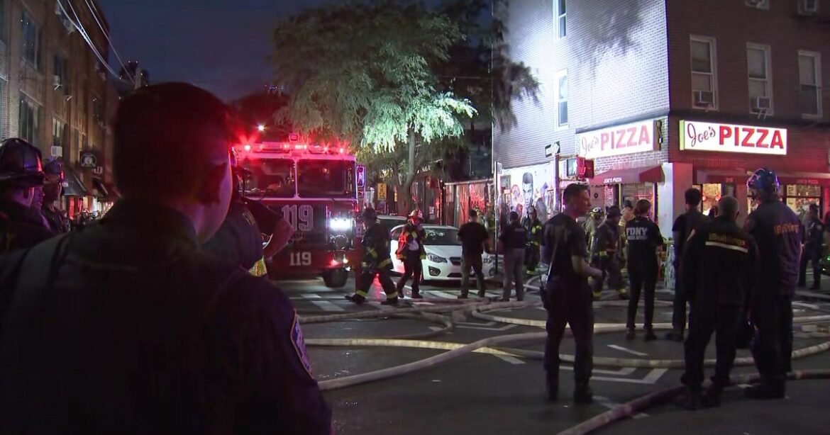 6 firefighters injured battling Brooklyn restaurant fire, FDNY says 6 firefighters injured battling Brooklyn restaurant fire, FDNY says