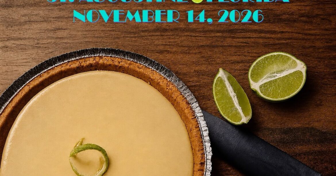 Florida Key Lime Pie Festival returns to St. Augustine in Nov. Florida Key Lime Pie Festival returns to St. Augustine in Nov.