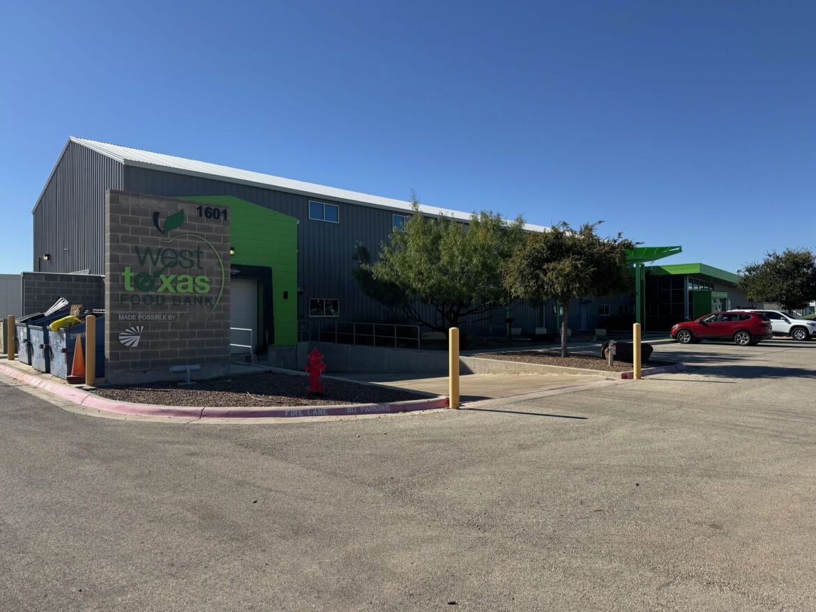 West Texas Food Bank fuel budget nearly doubles in Texas West Texas Food Bank's Midland campus.