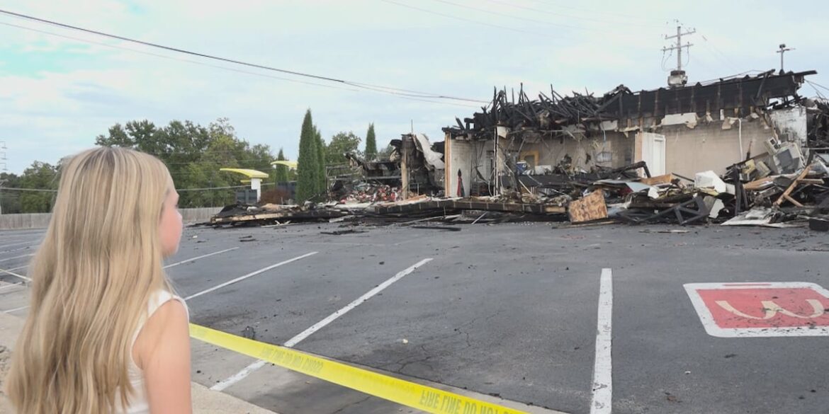 Lebanon, Missouri, McDonald’s roof collapses during fire