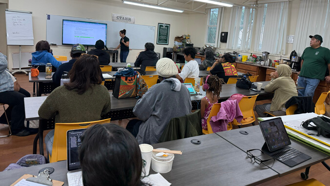 People in a classroom