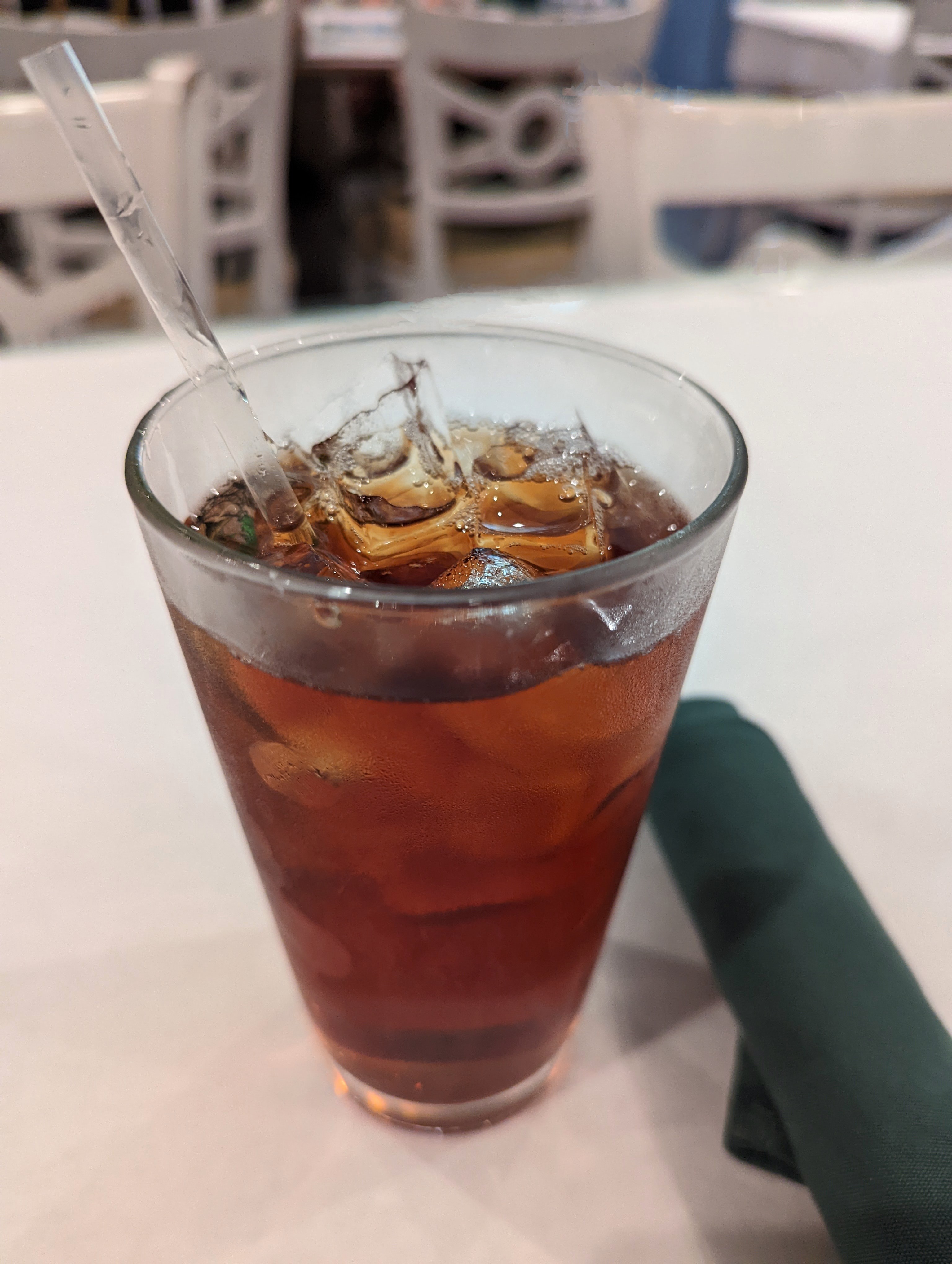 Sweet tea at Cutlass Grille in Chesapeake, VA