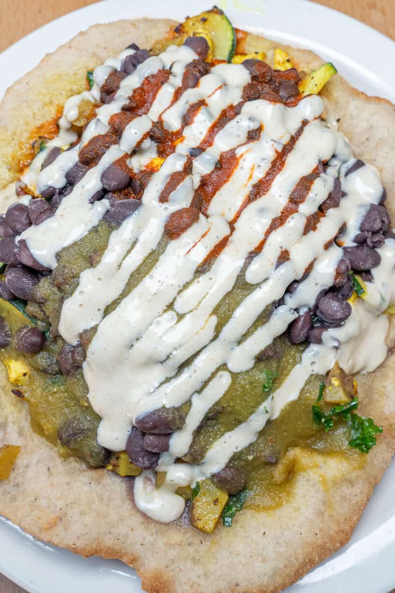 Fry bread special at Itality Albuquerque New Mexico
