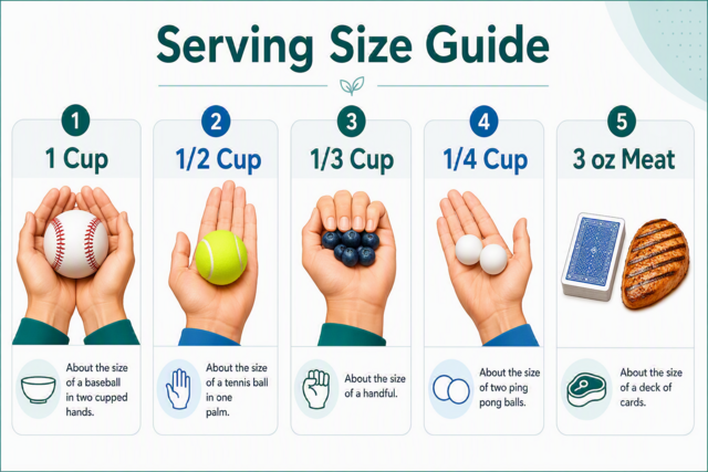 Serving Size Guide for Food Portions