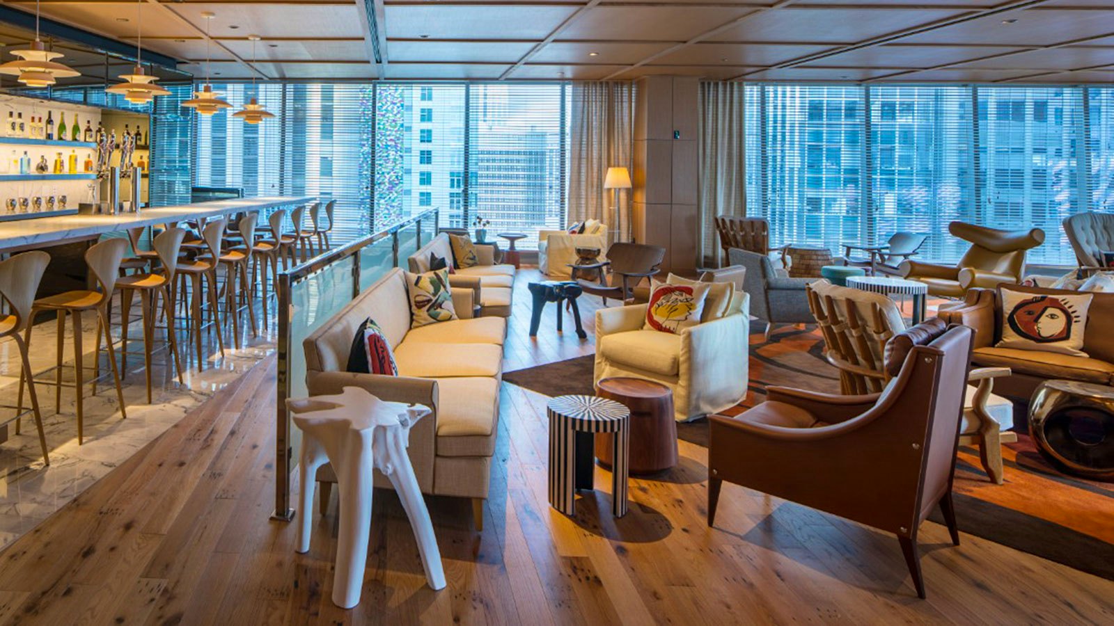 The interior of Charlottle Restaurant and Lounge