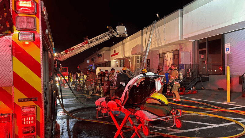 Fire at Rockville KPOT restaurant on Sept. 30, 2026. (MCFRS)