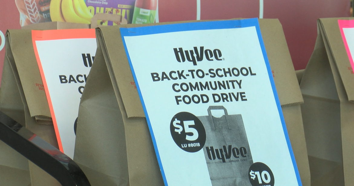 La Crosse Hy-Vee hosts Back-To-School Community Food Drive | La Crosse News La Crosse Hy-Vee hosts Back-To-School Community Food Drive | La Crosse News