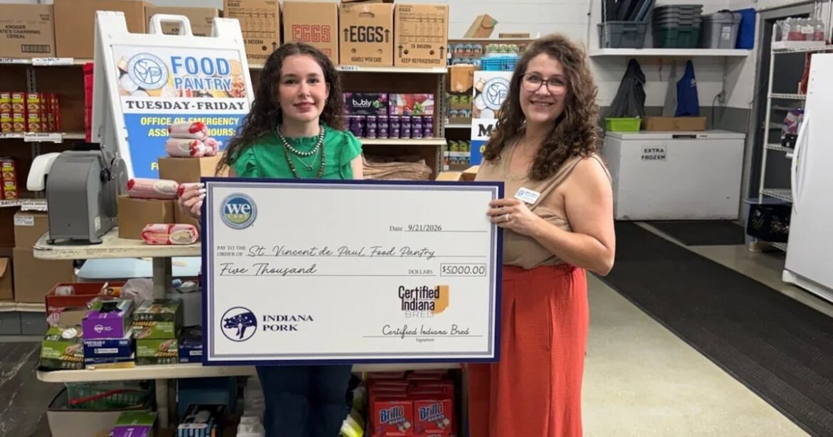 Indiana Pork gives $5,000 ground pork donation – AgriNews Indiana Pork gives $5,000 ground pork donation – AgriNews